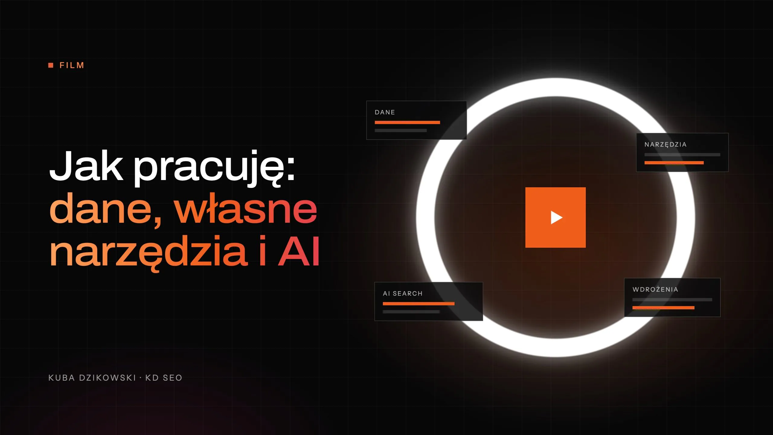 Jak pracuję: dane, własne narzędzia i AI