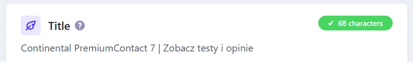 Presentation of meta title using a plugin