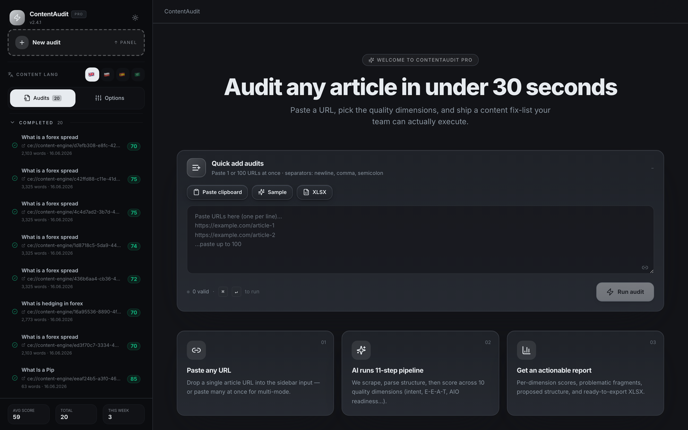 AI Content Audit Suite