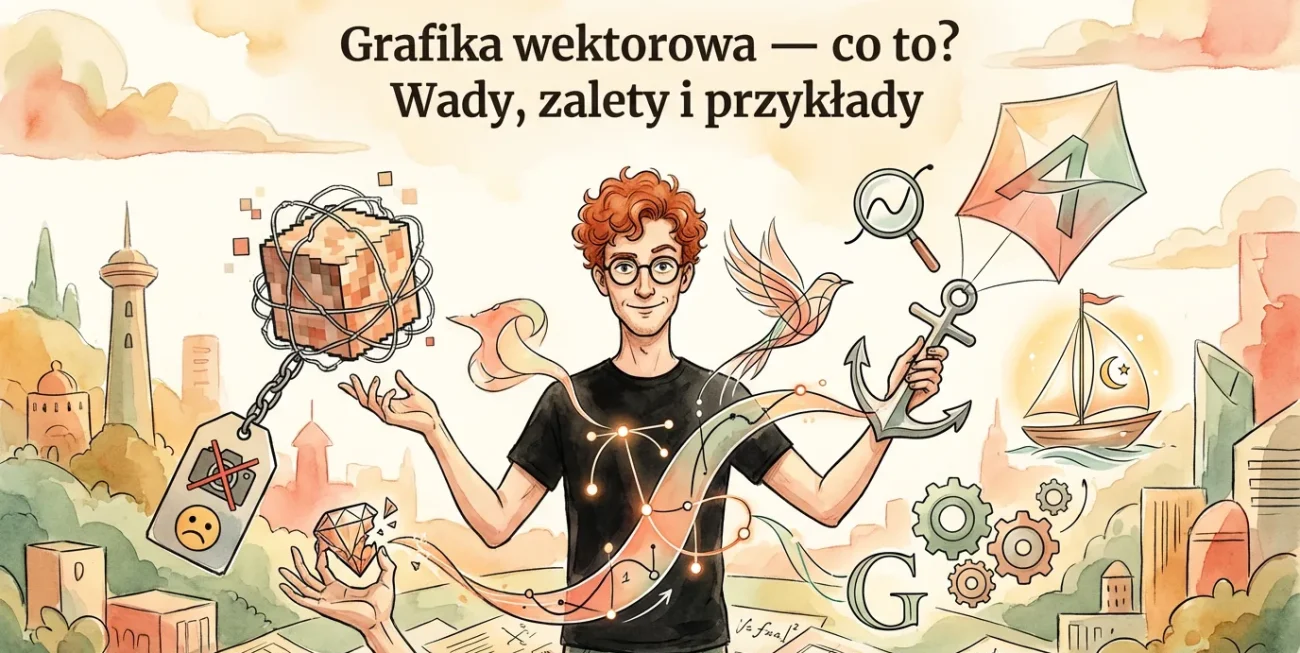 Grafika wektorowa — co to? Wady, zalety i przykłady