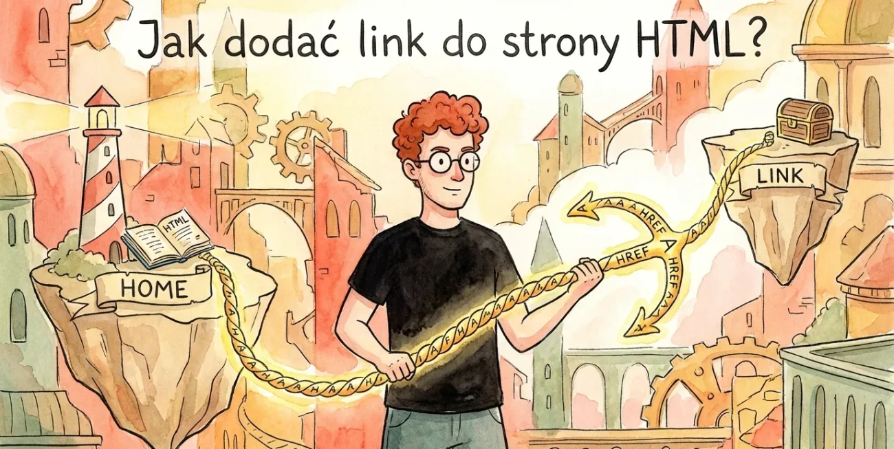 Jak dodać link do strony HTML?