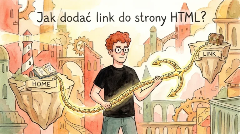 Jak dodać link do strony HTML?