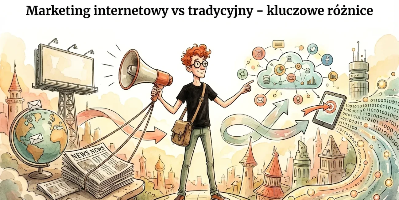 Marketing internetowy vs tradycyjny – kluczowe różnice