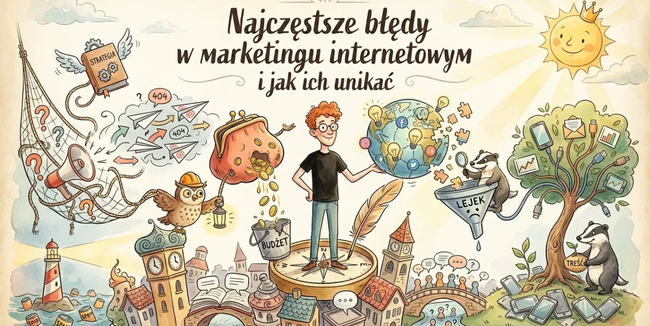 Najczęstsze błędy w marketingu internetowym i jak ich unikać