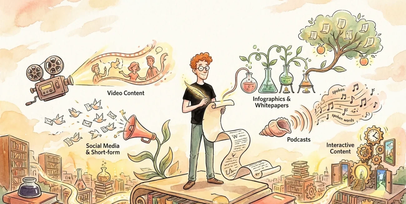 Rodzaje content marketingu – jakie treści tworzyć dla swojej marki