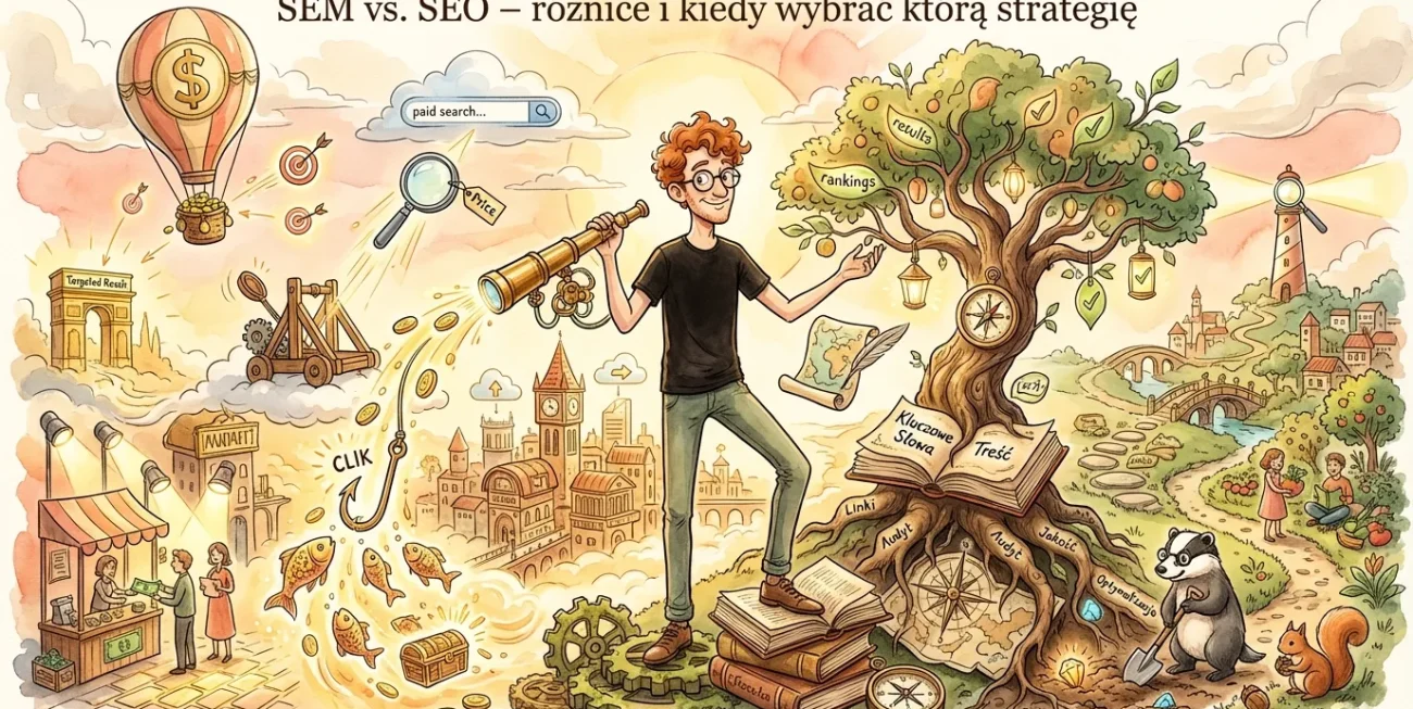 SEM vs. SEO – różnice i kiedy wybrać którą strategię