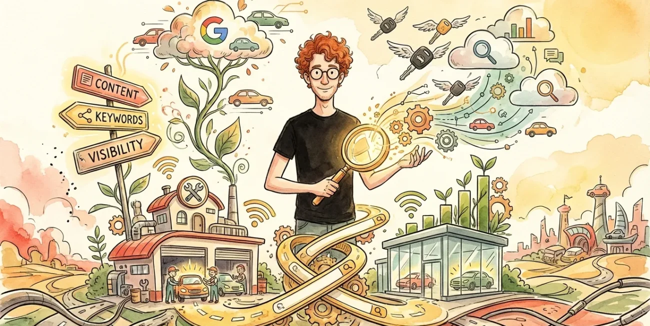 SEO w branży motoryzacyjnej – jak zwiększyć ruch w serwisach samochodowych i salonach