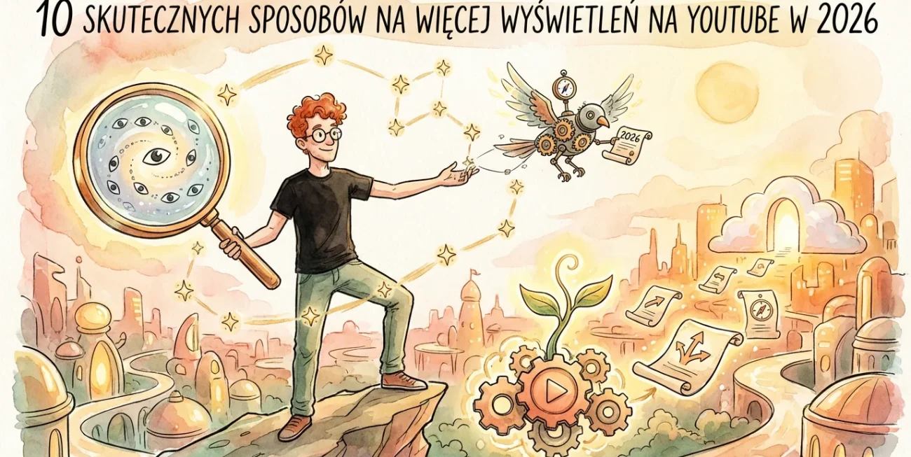10 skutecznych sposobów na więcej wyświetleń na YouTube w 2026