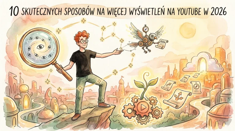 10 skutecznych sposobów na więcej wyświetleń na YouTube w 2026