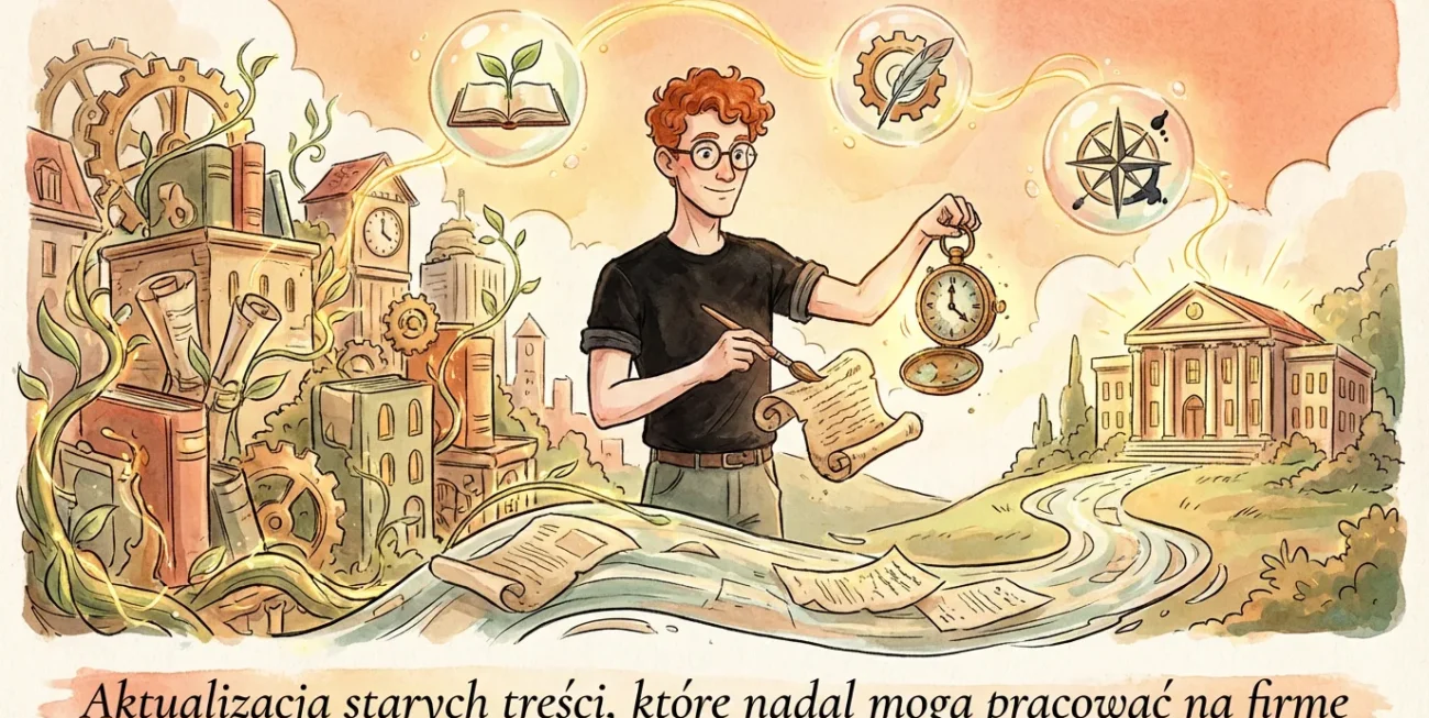 Aktualizacja starych treści, które nadal mogą pracować na firmę