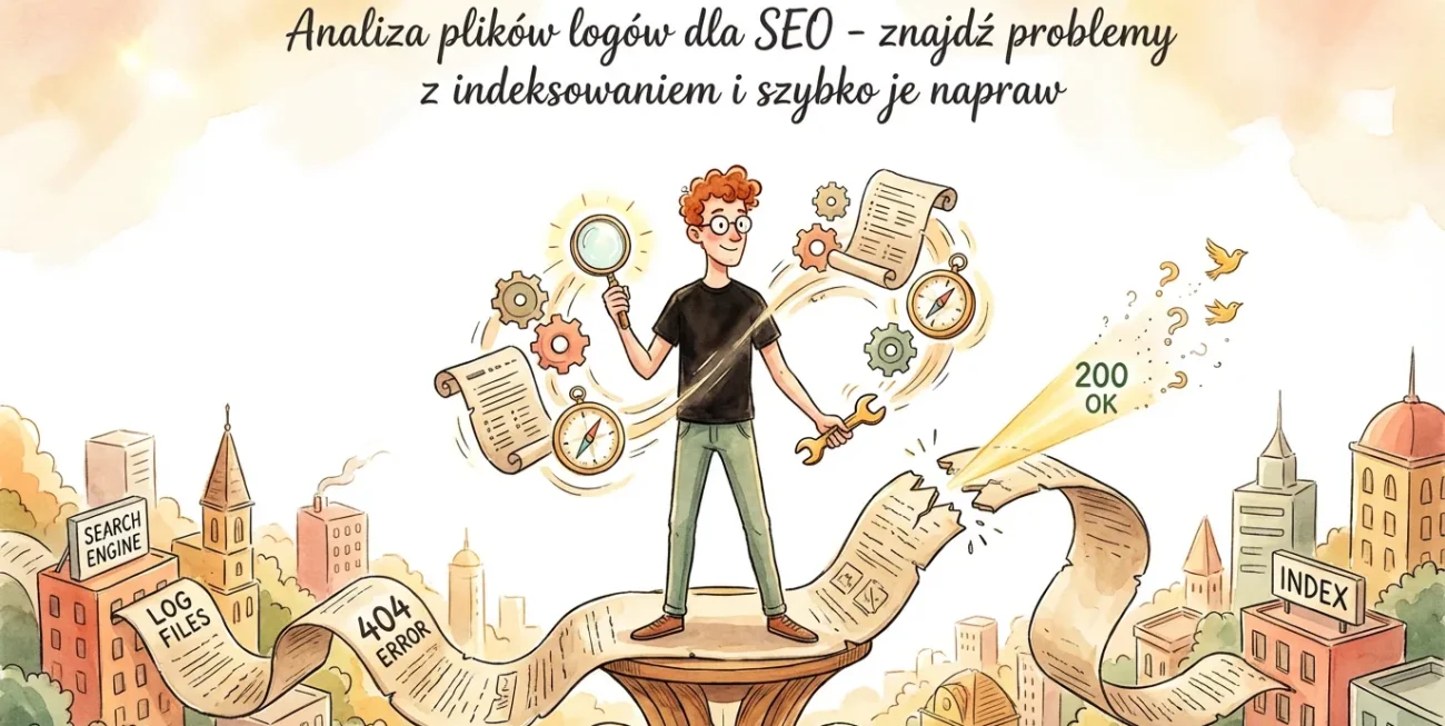 Analiza plików logów dla SEO - znajdź problemy z indeksowaniem i szybko je napraw