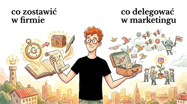 Co delegować w marketingu, a co zostawić w firmie