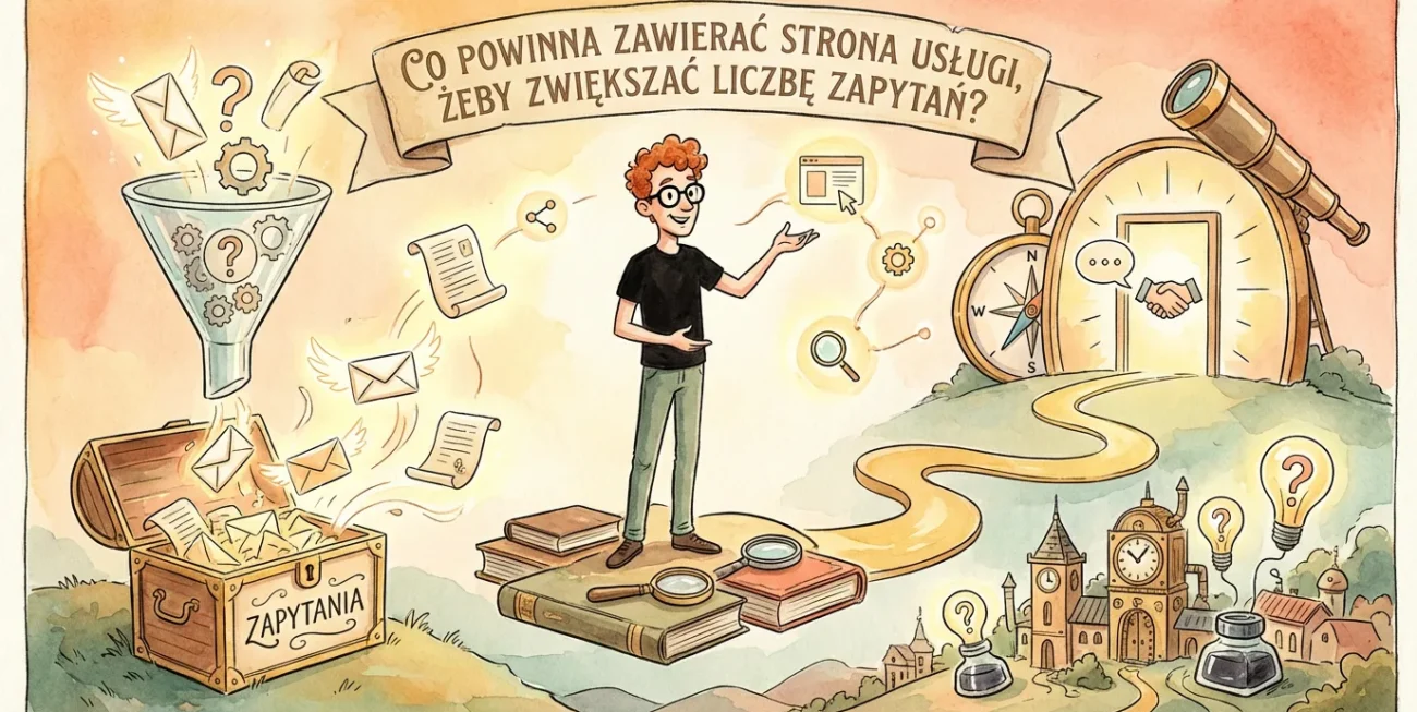 Co powinna zawierać strona usługi, żeby zwiększać liczbę zapytań?