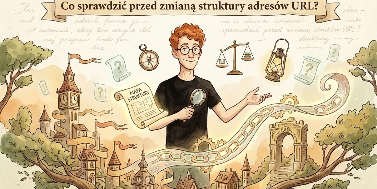 Co sprawdzić przed zmianą struktury adresów URL?