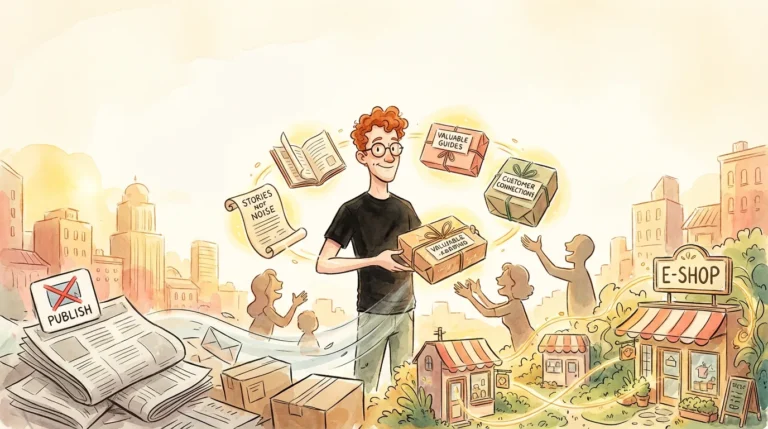 Content marketing w e-commerce bez publikowania dla samej publikacji