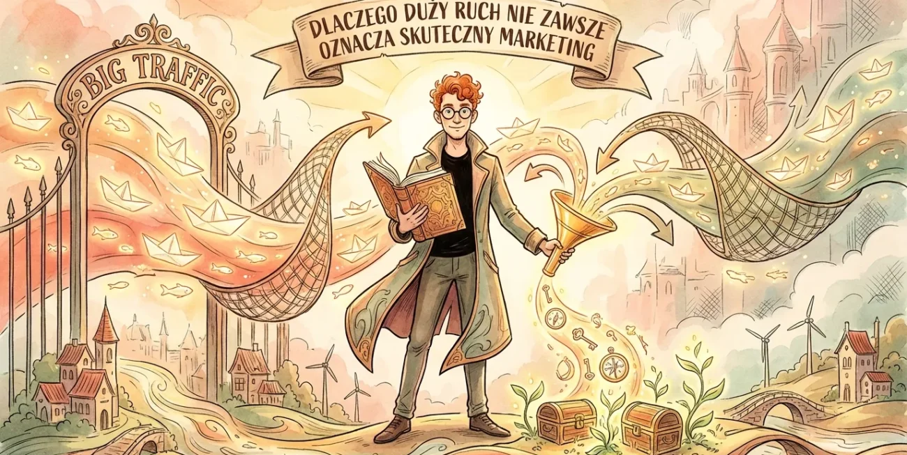 Dlaczego duży ruch nie zawsze oznacza skuteczny marketing