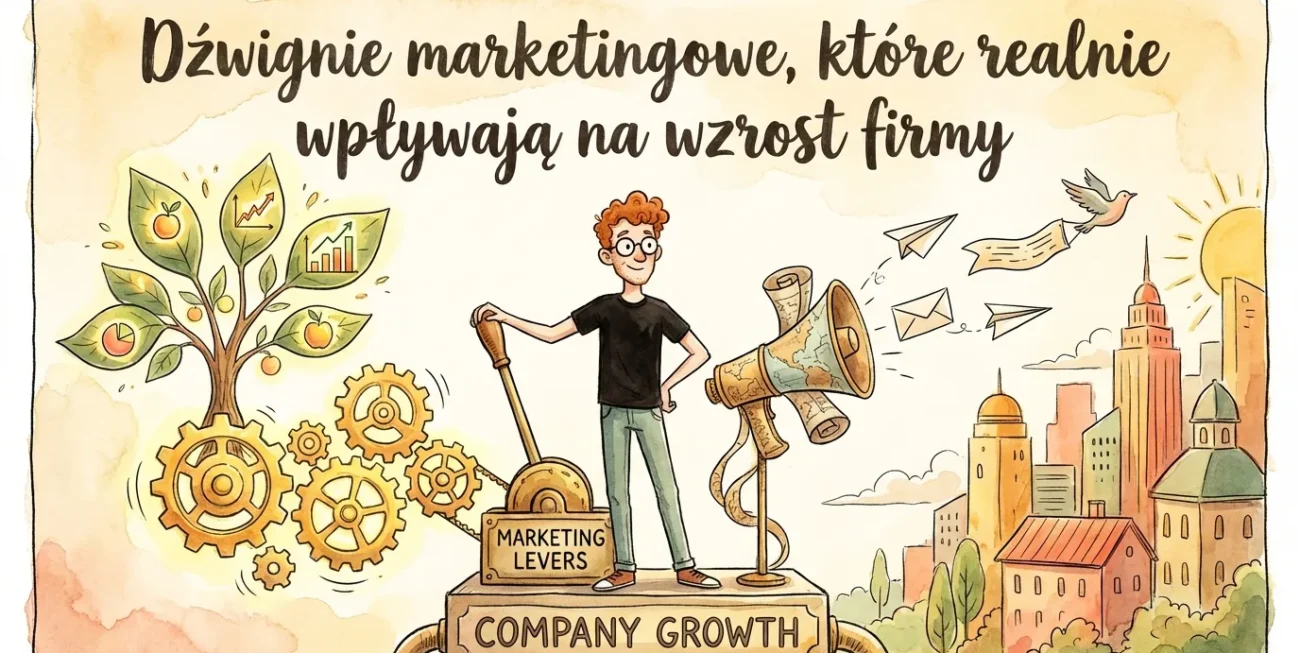 Dźwignie marketingowe, które realnie wpływają na wzrost firmy