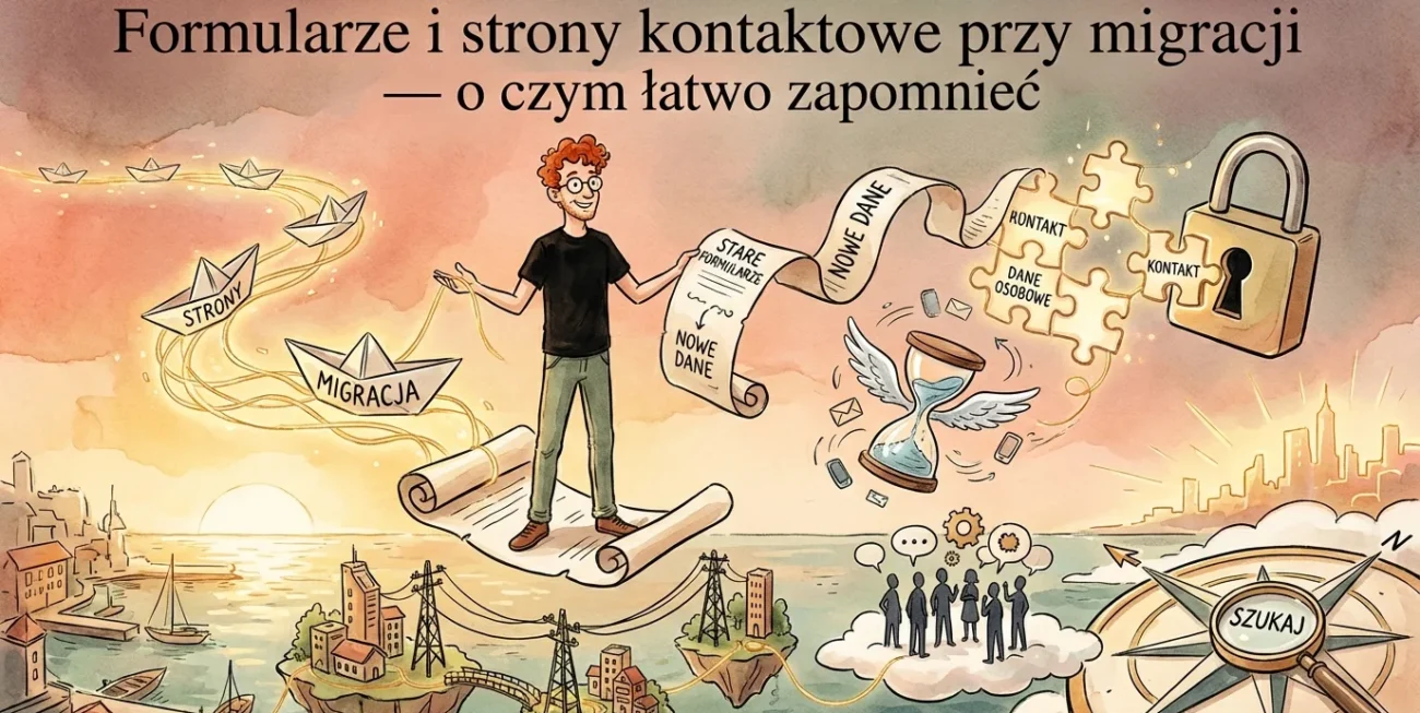 Formularze i strony kontaktowe przy migracji — o czym łatwo zapomnieć