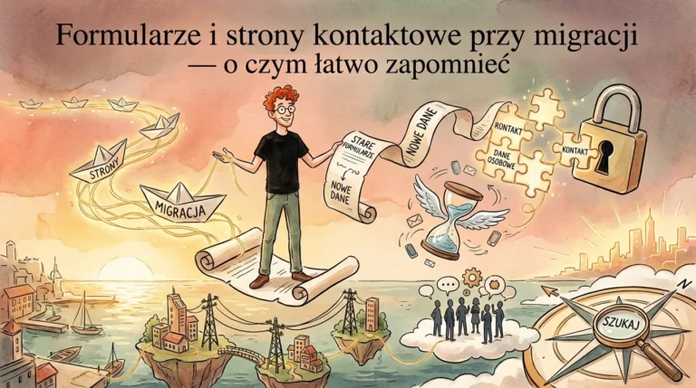 Formularze i strony kontaktowe przy migracji — o czym łatwo zapomnieć