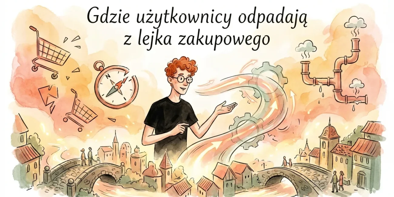 Gdzie użytkownicy odpadają z lejka zakupowego