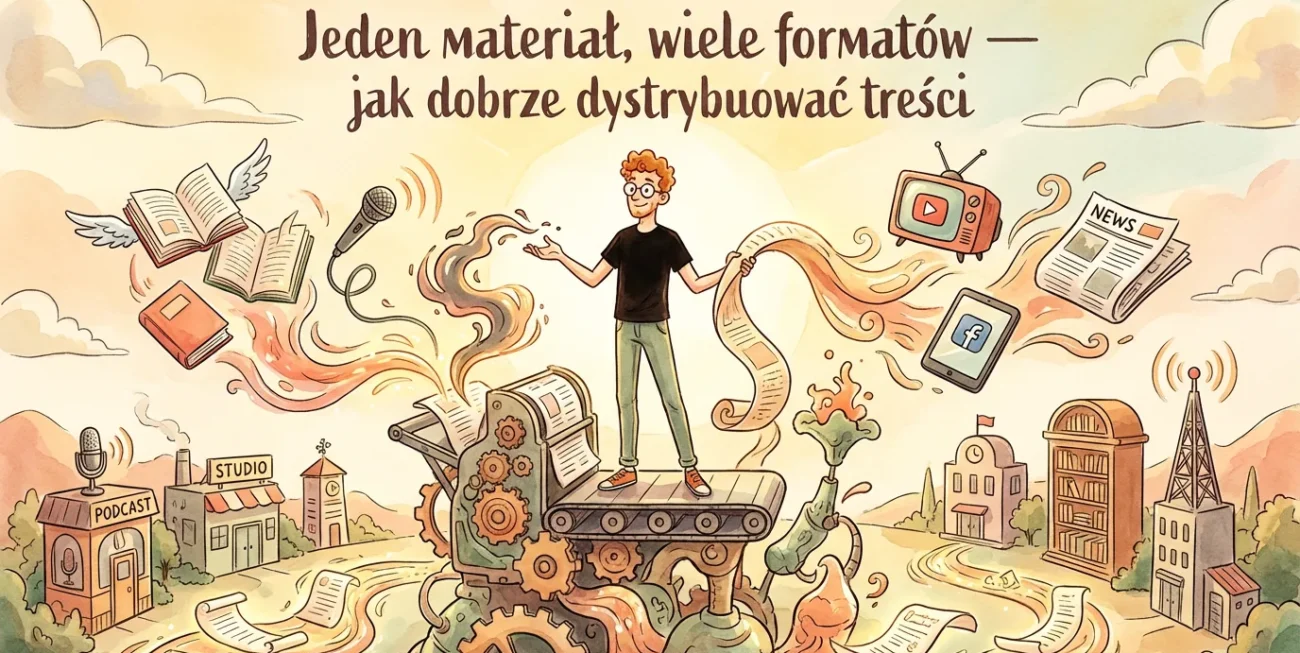 Jeden materiał, wiele formatów — jak dobrze dystrybuować treści