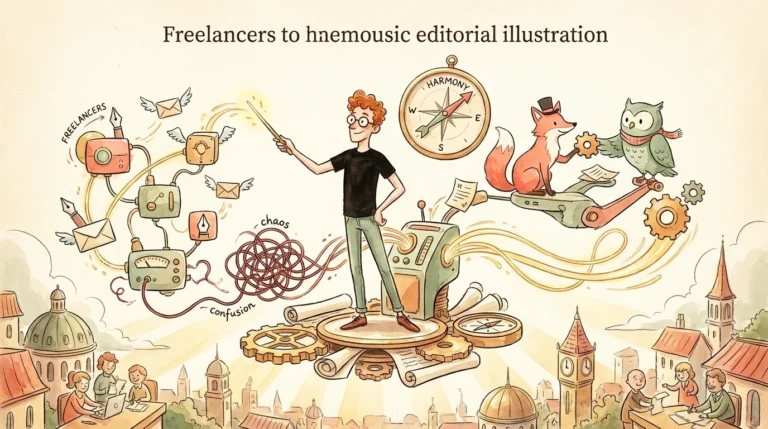 Kilka agencji i freelancerów w jednej firmie — jak nie wpaść w chaos
