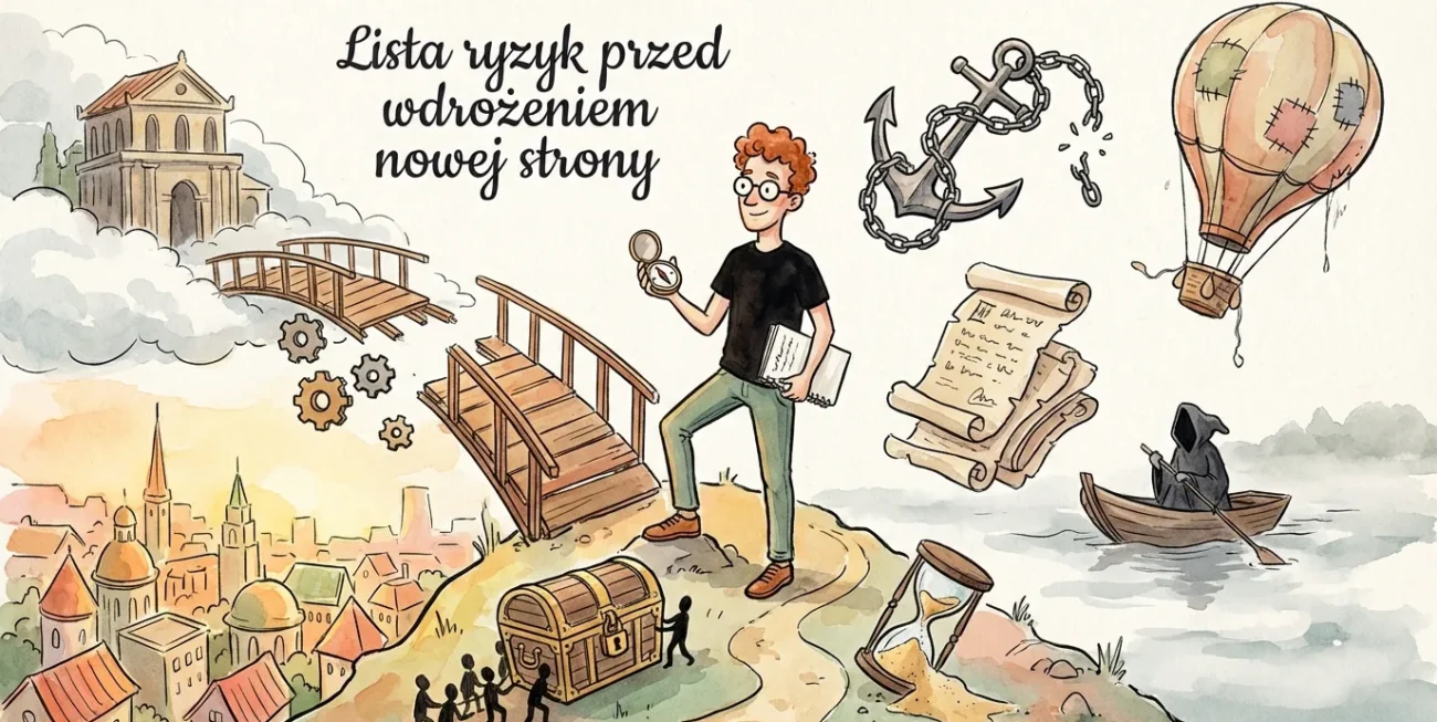 Lista ryzyk przed wdrożeniem nowej strony