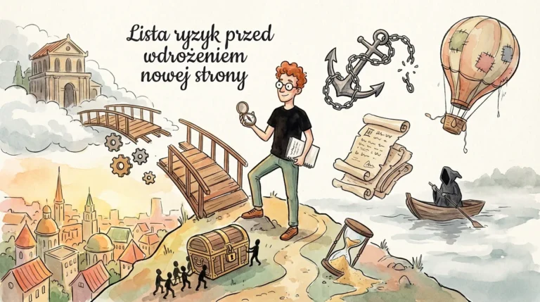Lista ryzyk przed wdrożeniem nowej strony