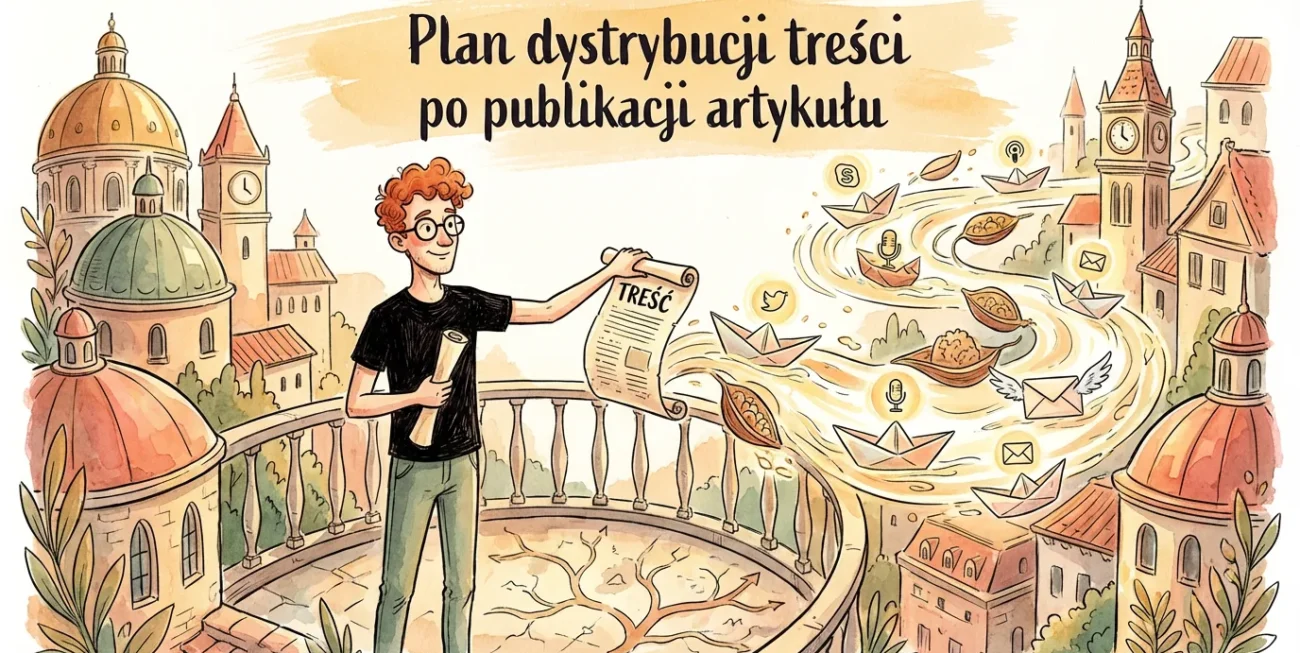Plan dystrybucji treści po publikacji artykułu