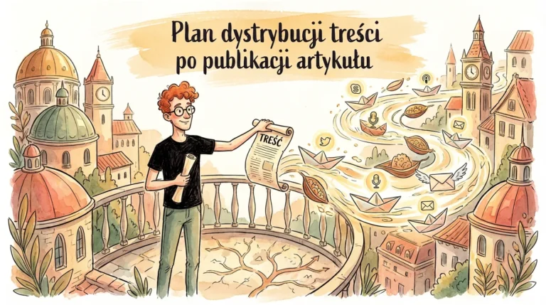 Plan dystrybucji treści po publikacji artykułu