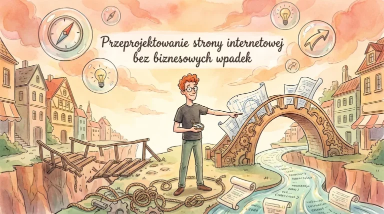 Przeprojektowanie strony internetowej bez biznesowych wpadek