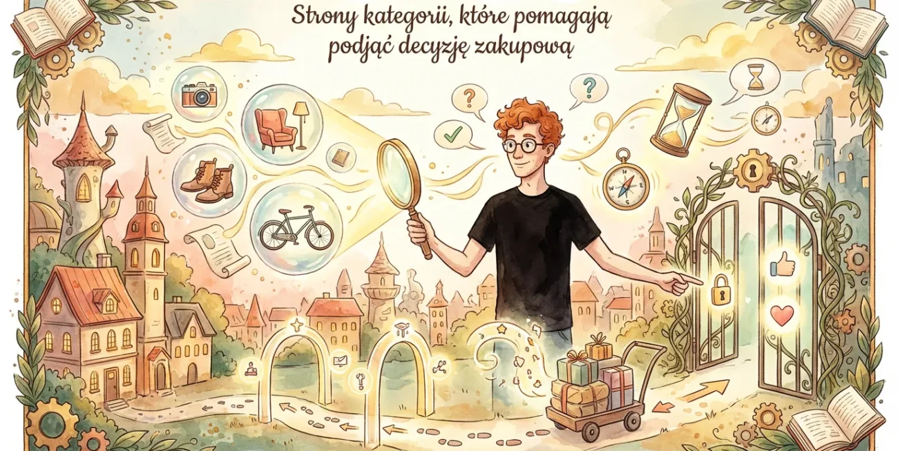 Strony kategorii, które pomagają podjąć decyzję zakupową