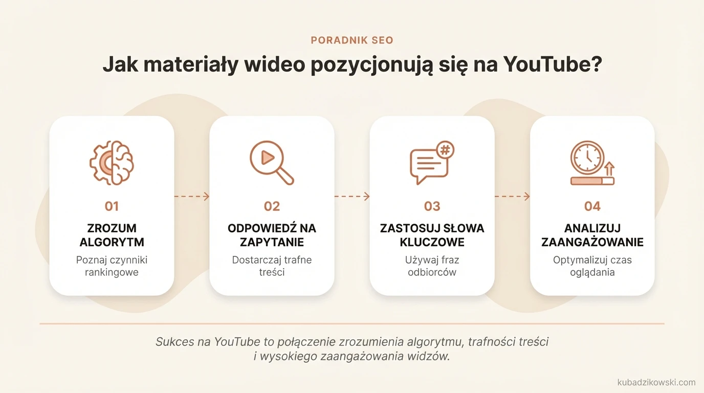 Infografika: Jak materiały wideo pozycjonują się na YouTube?